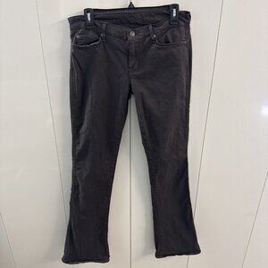 7 For All Mankind Womens “Kaylie” Gray Jeans Size 30 Flare Bootcut Stretch 31x34